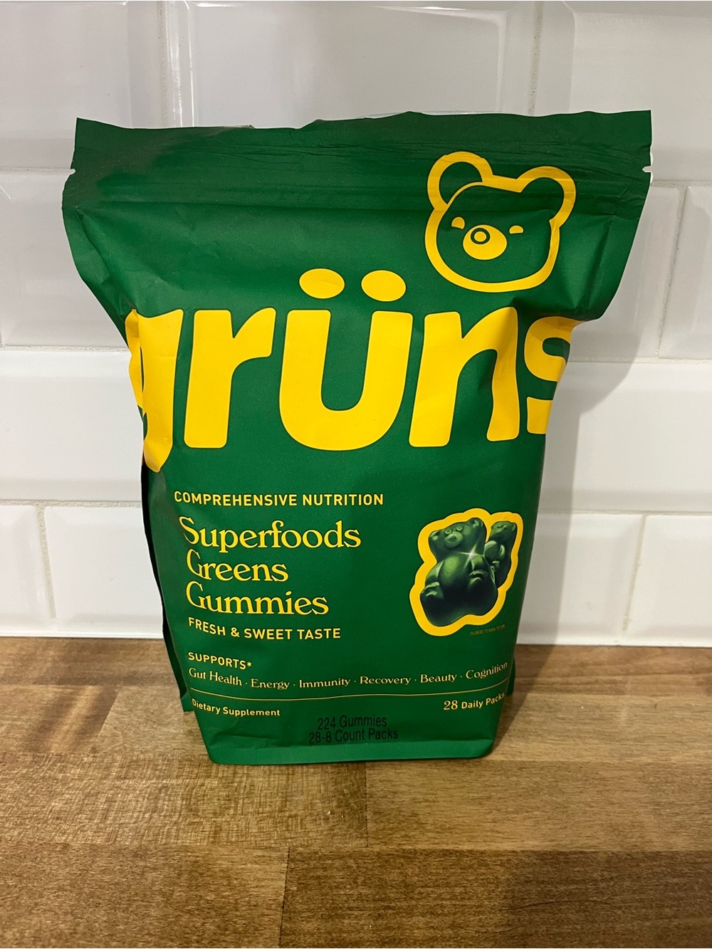 Superfoods Greens Gummies — Green 448 gummies 56 8 ct packs
